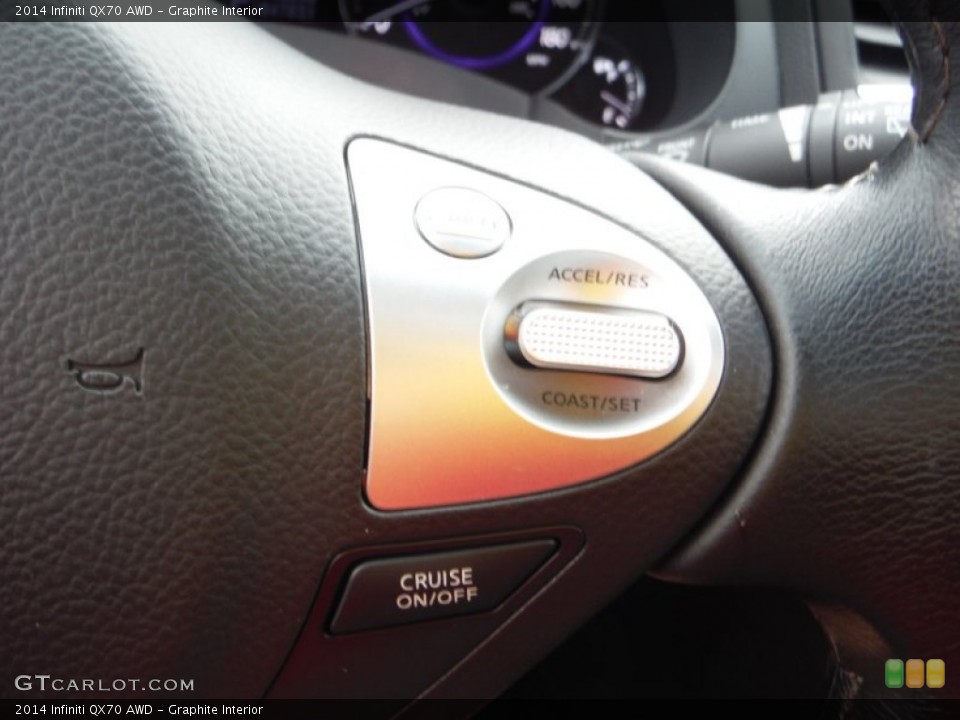 Graphite Interior Controls for the 2014 Infiniti QX70 AWD #107884681
