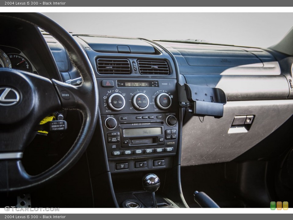 Black Interior Controls for the 2004 Lexus IS 300 #107885811