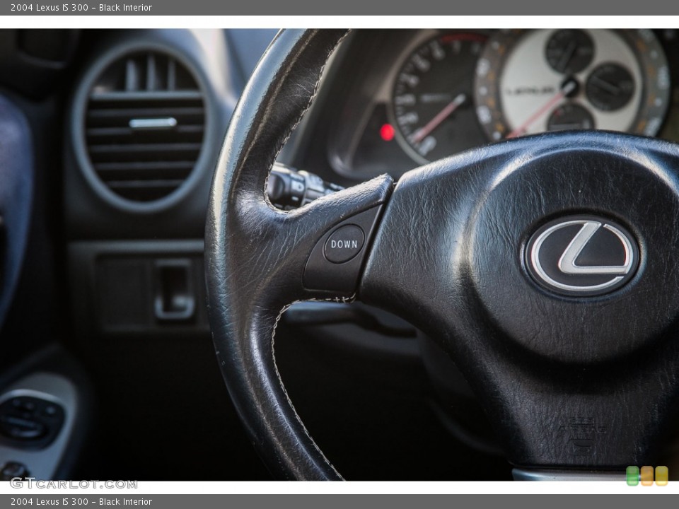 Black Interior Controls for the 2004 Lexus IS 300 #107886327