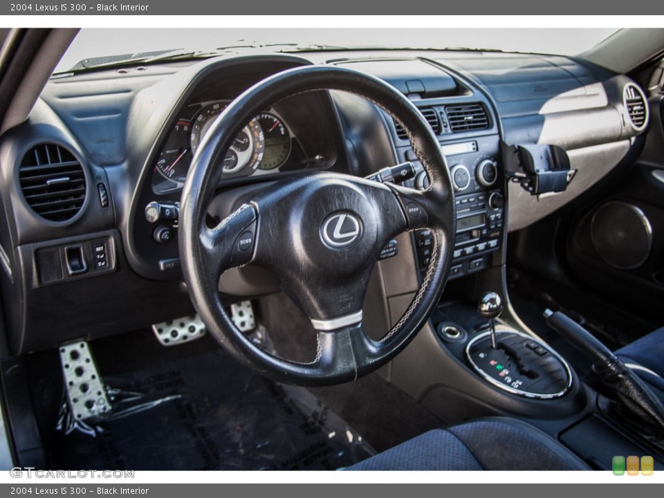 Black Interior Dashboard for the 2004 Lexus IS 300 #107886387