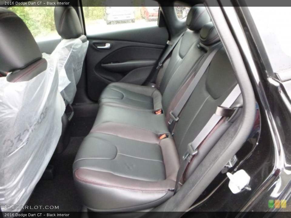 Black Interior Rear Seat for the 2016 Dodge Dart GT #107886754