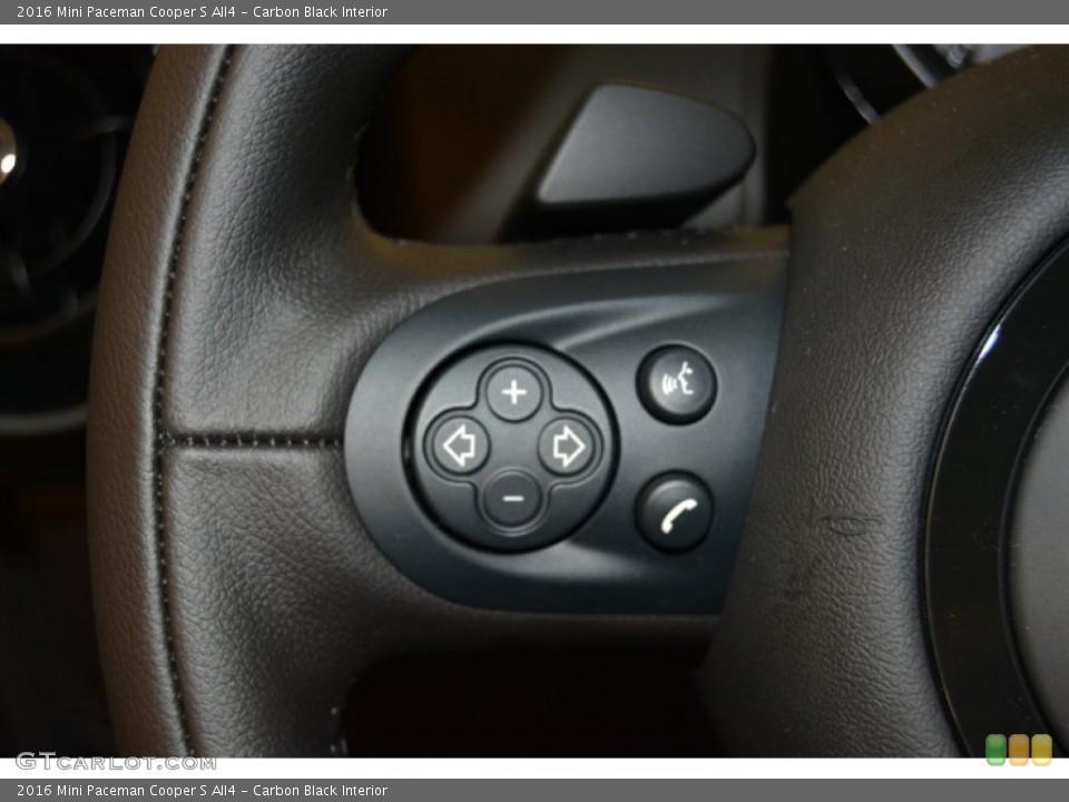 Carbon Black Interior Controls for the 2016 Mini Paceman Cooper S All4 #107892210