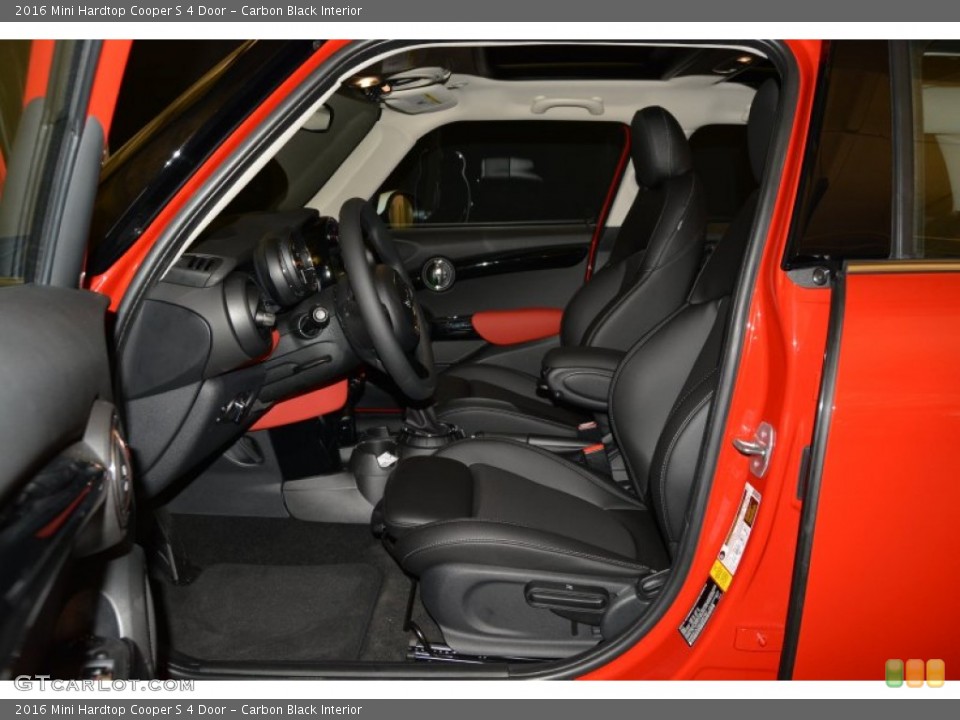 Carbon Black Interior Photo for the 2016 Mini Hardtop Cooper S 4 Door #107895375