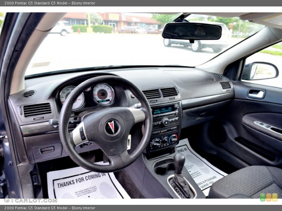 Ebony Interior Dashboard for the 2009 Pontiac G5  #107898903