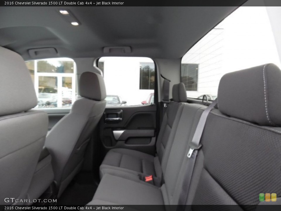 Jet Black Interior Rear Seat for the 2016 Chevrolet Silverado 1500 LT Double Cab 4x4 #107904107