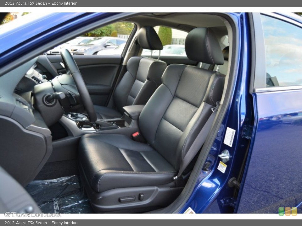 Ebony Interior Front Seat for the 2012 Acura TSX Sedan #107906721