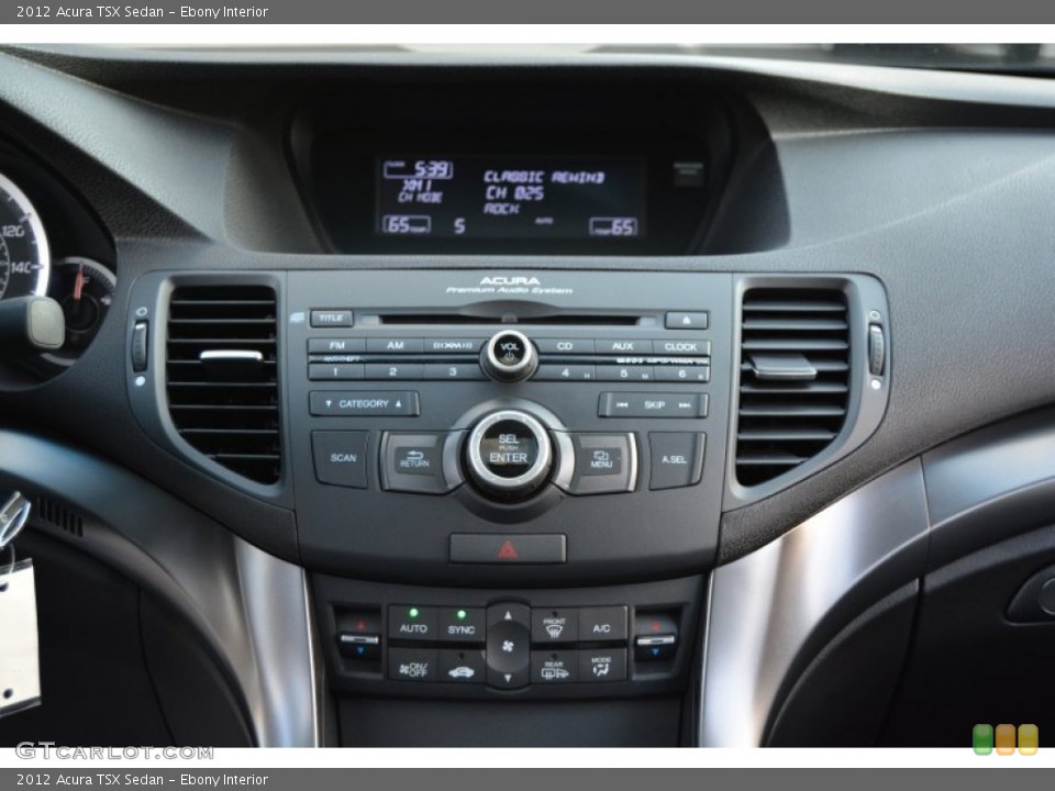Ebony Interior Audio System for the 2012 Acura TSX Sedan #107906763