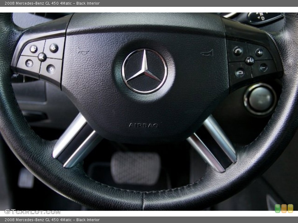 Black Interior Steering Wheel for the 2008 Mercedes-Benz GL 450 4Matic #107907135