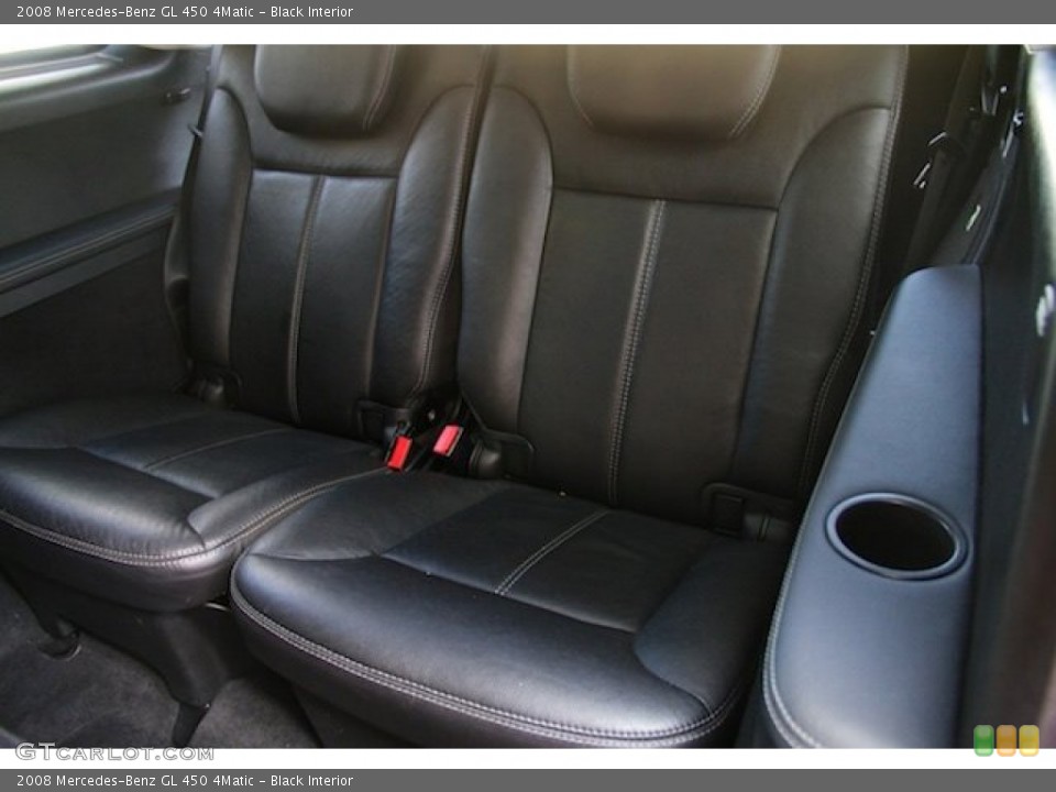 Black Interior Rear Seat for the 2008 Mercedes-Benz GL 450 4Matic #107907213