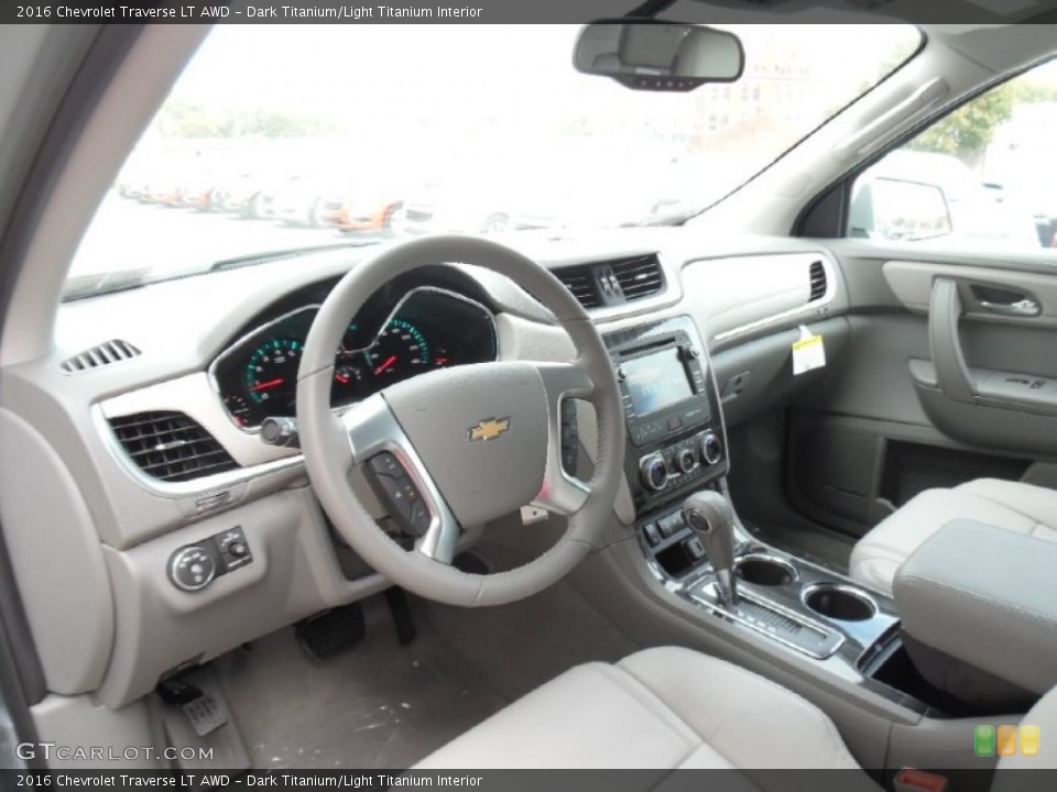 Dark Titanium/Light Titanium Interior Prime Interior for the 2016 Chevrolet Traverse LT AWD #107909826