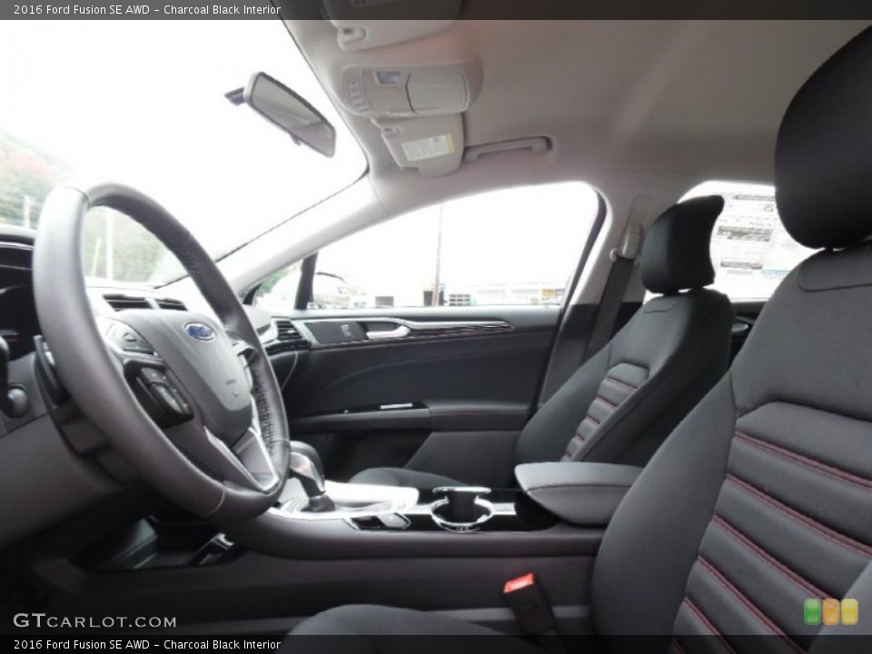 Charcoal Black Interior Photo for the 2016 Ford Fusion SE AWD #107912538