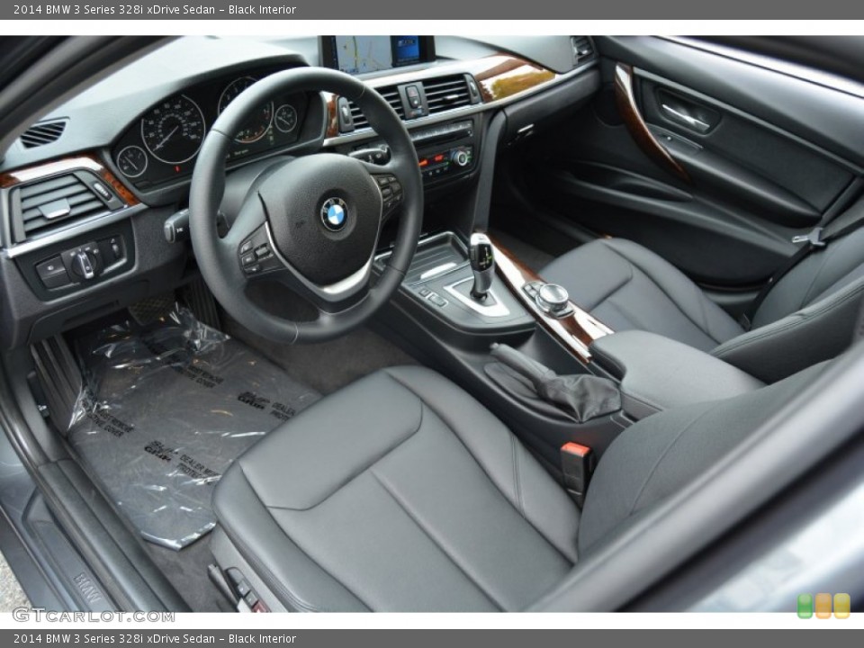 Black Interior Photo for the 2014 BMW 3 Series 328i xDrive Sedan #107914446