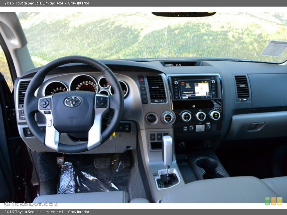 Gray Interior Dashboard for the 2016 Toyota Sequoia Limited 4x4 #107916335