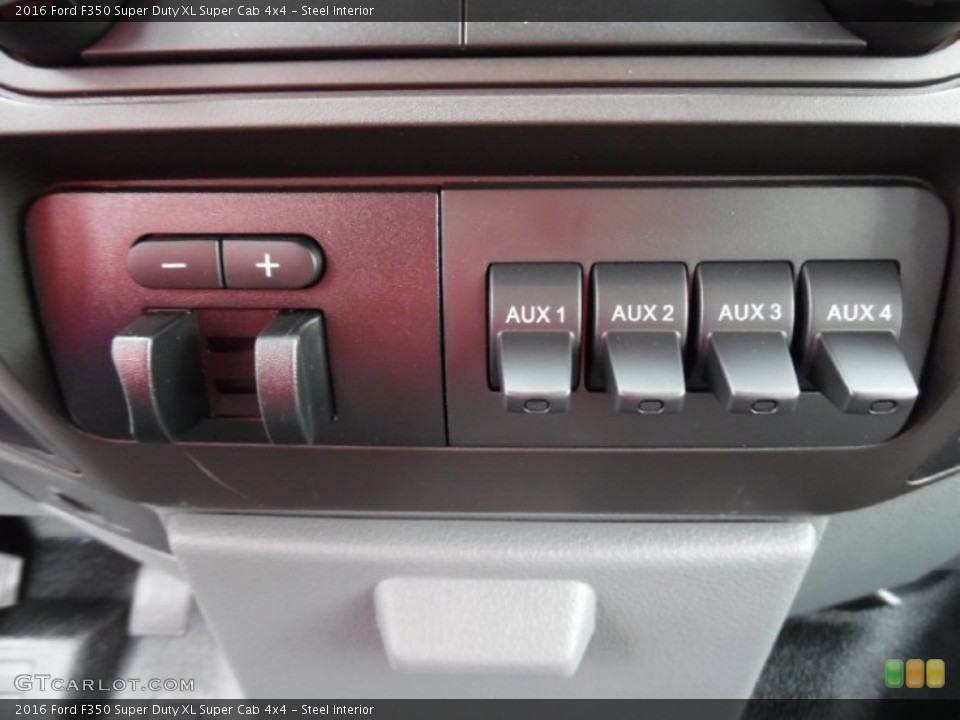 Steel Interior Controls for the 2016 Ford F350 Super Duty XL Super Cab 4x4 #107925682