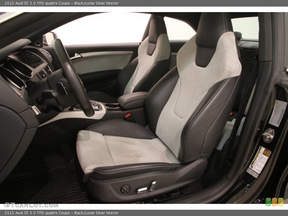 Black/Lunar Silver Interior Photo for the 2013 Audi S5 3.0 TFSI quattro Coupe #107943273