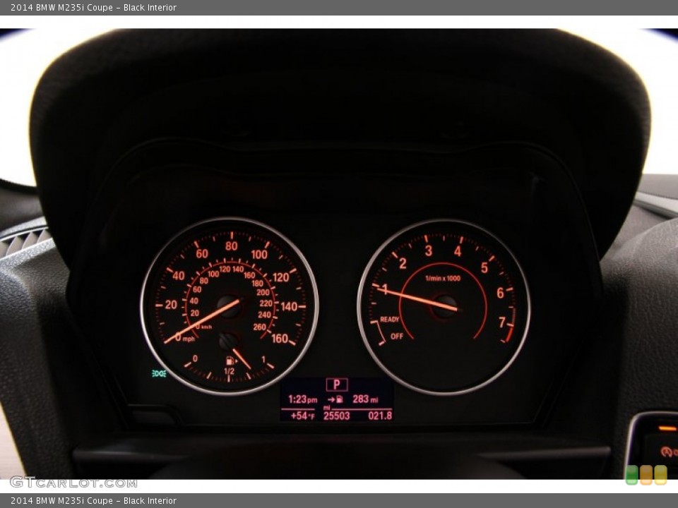 Black Interior Gauges for the 2014 BMW M235i Coupe #107945120