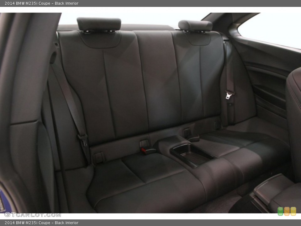 Black Interior Rear Seat for the 2014 BMW M235i Coupe #107945233