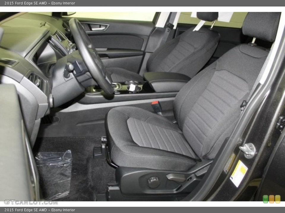 Ebony Interior Front Seat for the 2015 Ford Edge SE AWD #107948152