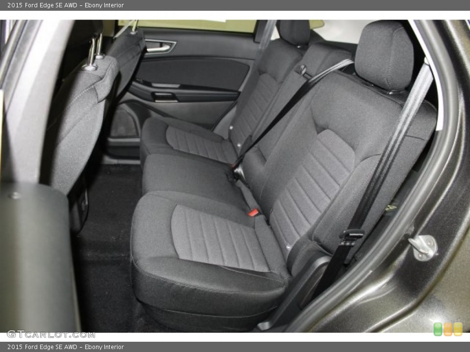Ebony Interior Rear Seat for the 2015 Ford Edge SE AWD #107948156