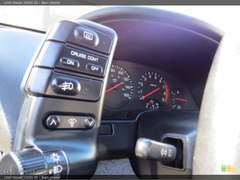 Black Interior Controls for the 1990 Nissan 300ZX GS #107954771