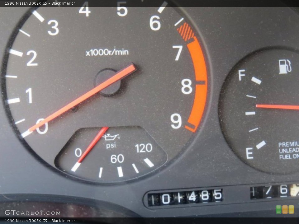 Black Interior Gauges for the 1990 Nissan 300ZX GS #107954864