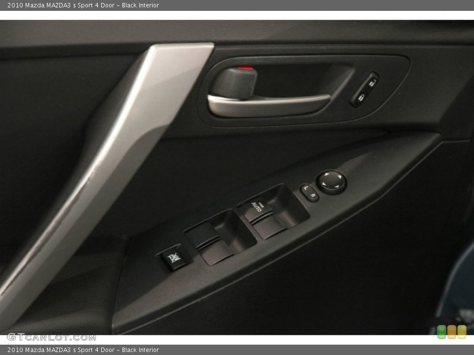 Black Interior Controls for the 2010 Mazda MAZDA3 s Sport 4 Door #107957326
