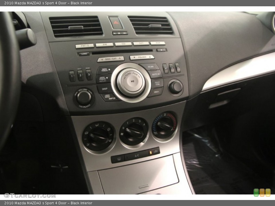 Black Interior Controls for the 2010 Mazda MAZDA3 s Sport 4 Door #107957438