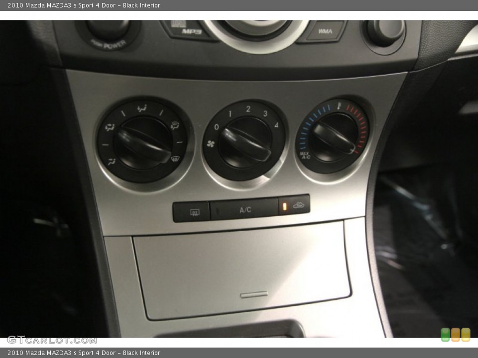 Black Interior Controls for the 2010 Mazda MAZDA3 s Sport 4 Door #107957459