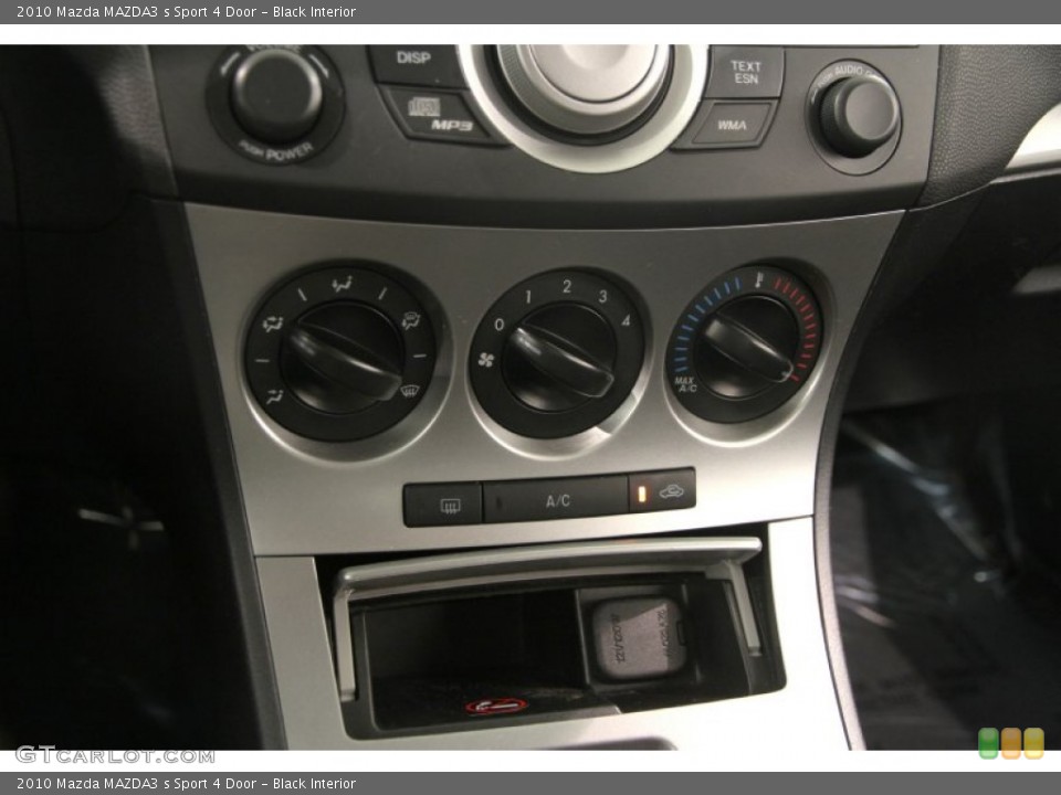 Black Interior Controls for the 2010 Mazda MAZDA3 s Sport 4 Door #107957477