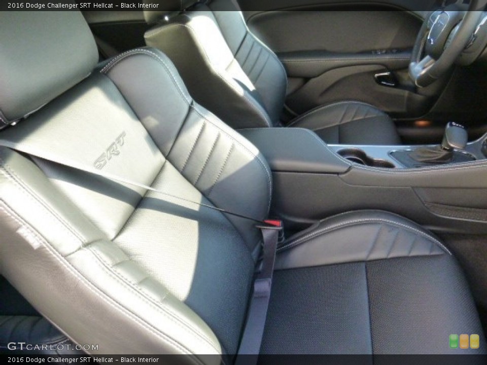 Black Interior Front Seat for the 2016 Dodge Challenger SRT Hellcat #107957849