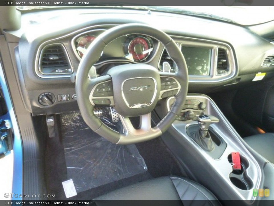 Black Interior Photo for the 2016 Dodge Challenger SRT Hellcat #107958044