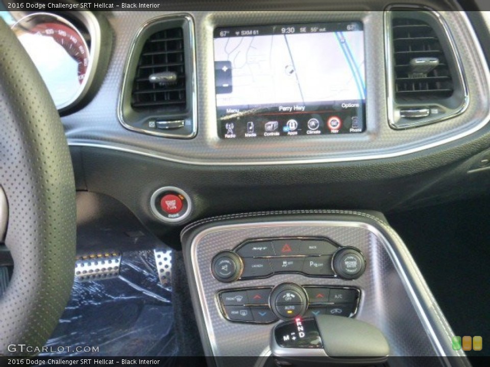Black Interior Controls for the 2016 Dodge Challenger SRT Hellcat #107958167