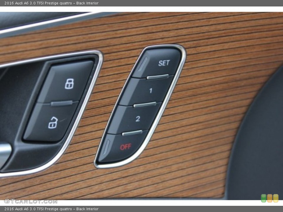 Black Interior Controls for the 2016 Audi A6 3.0 TFSI Prestige quattro #107959124