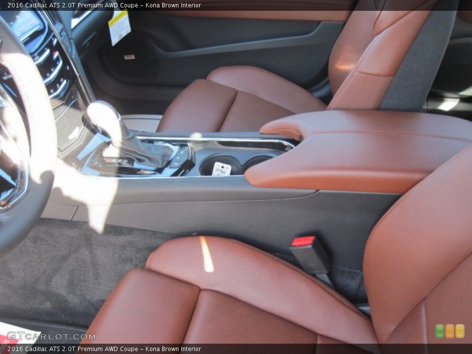 Kona Brown Interior Photo for the 2016 Cadillac ATS 2.0T Premium AWD Coupe #107963059