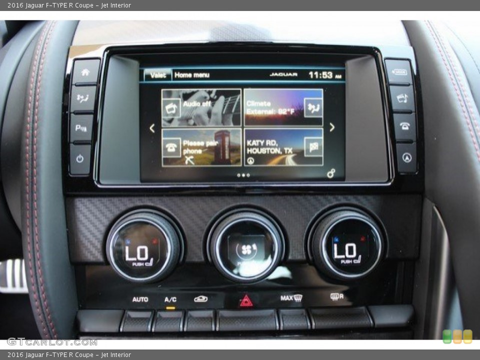 Jet Interior Controls for the 2016 Jaguar F-TYPE R Coupe #107964773
