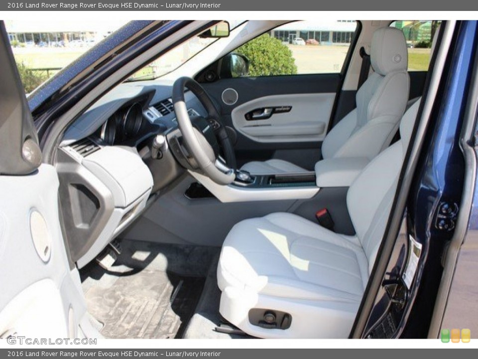 Lunar/Ivory Interior Front Seat for the 2016 Land Rover Range Rover Evoque HSE Dynamic #107964962