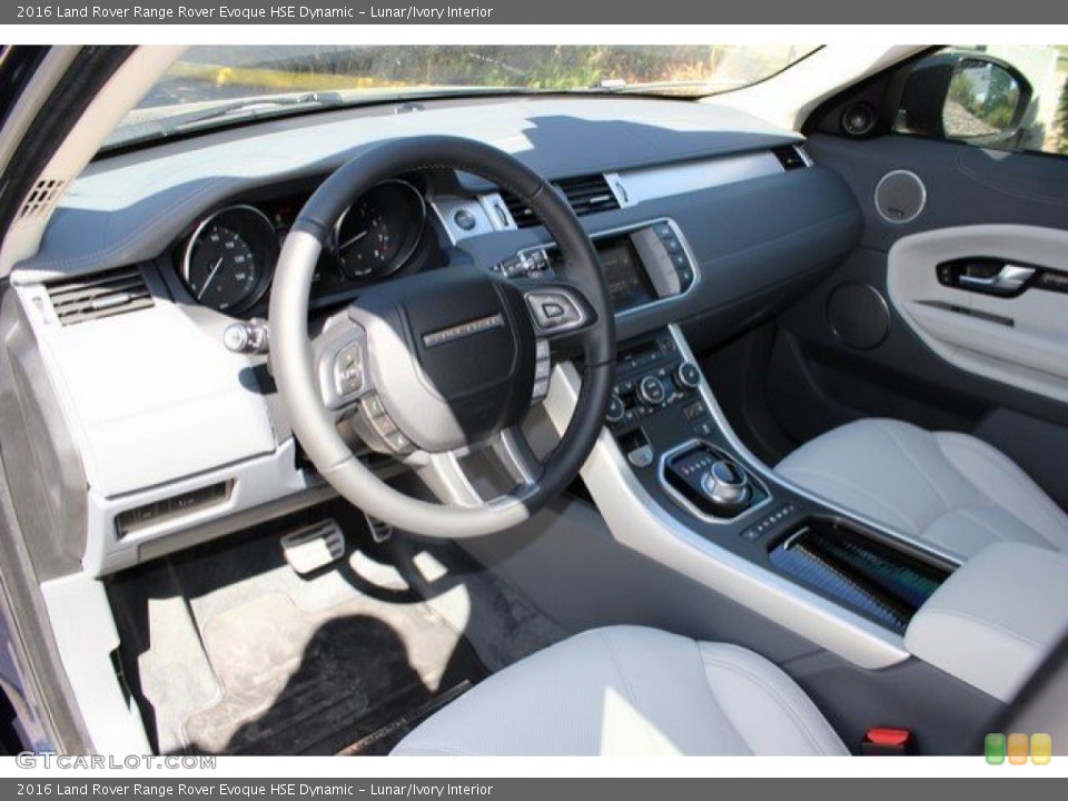Lunar/Ivory 2016 Land Rover Range Rover Evoque Interiors