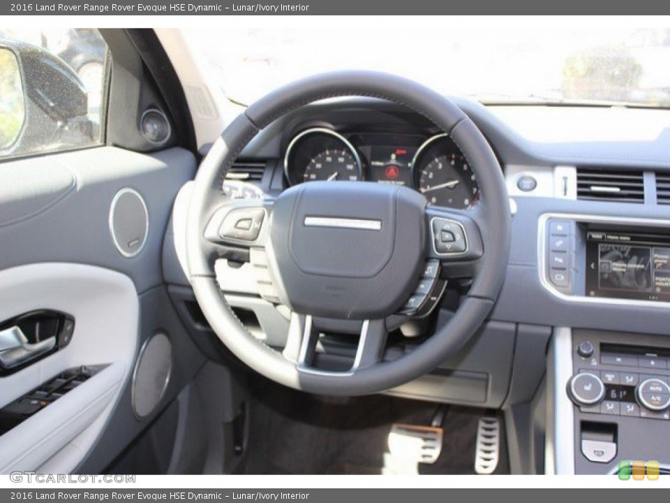 Lunar/Ivory Interior Steering Wheel for the 2016 Land Rover Range Rover Evoque HSE Dynamic #107965160
