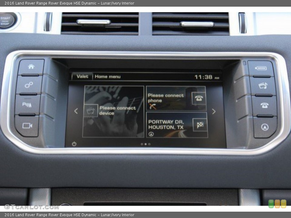 Lunar/Ivory Interior Controls for the 2016 Land Rover Range Rover Evoque HSE Dynamic #107965205