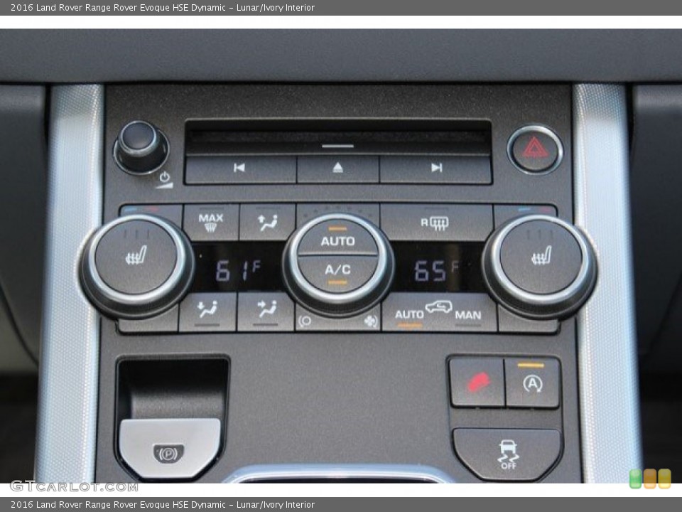 Lunar/Ivory Interior Controls for the 2016 Land Rover Range Rover Evoque HSE Dynamic #107965226