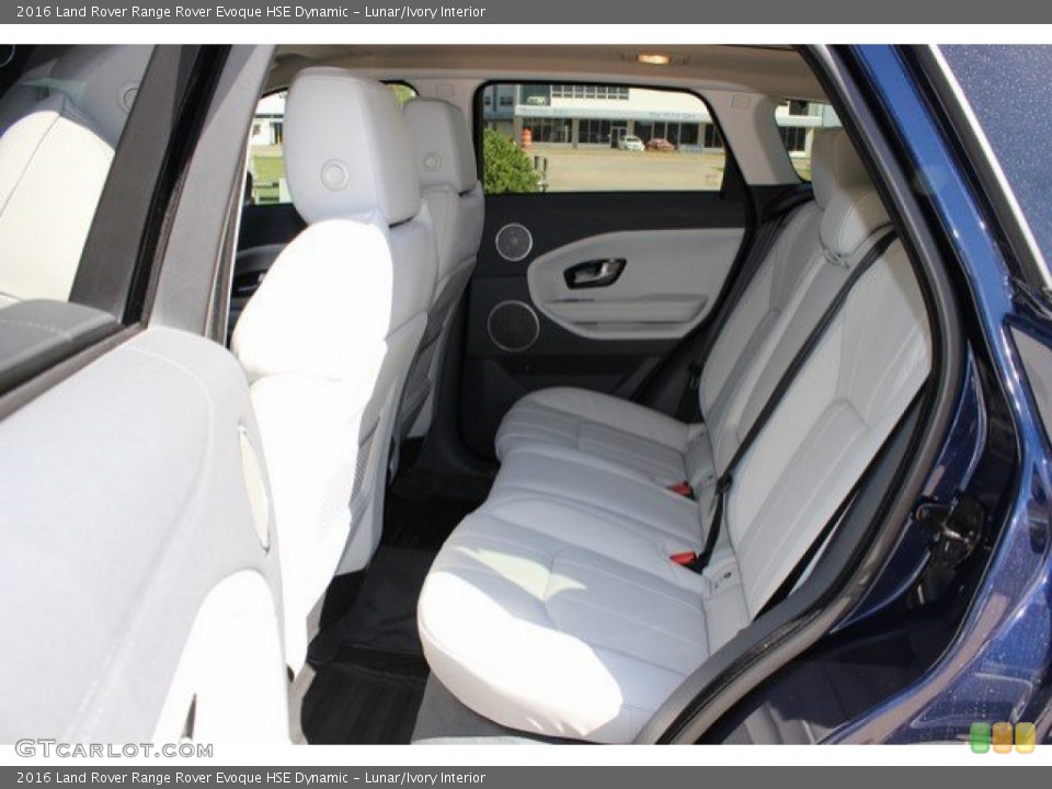 Lunar/Ivory Interior Rear Seat for the 2016 Land Rover Range Rover Evoque HSE Dynamic #107965280