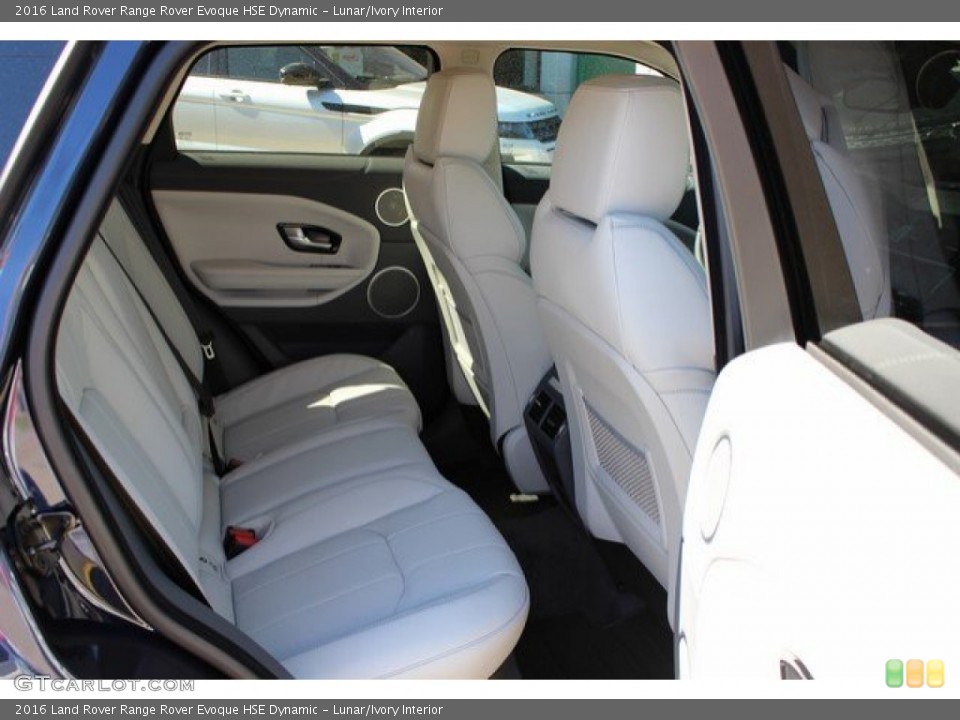 Lunar/Ivory Interior Rear Seat for the 2016 Land Rover Range Rover Evoque HSE Dynamic #107965301