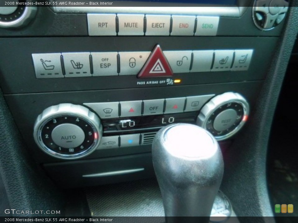 Black Interior Controls for the 2008 Mercedes-Benz SLK 55 AMG Roadster #107965739