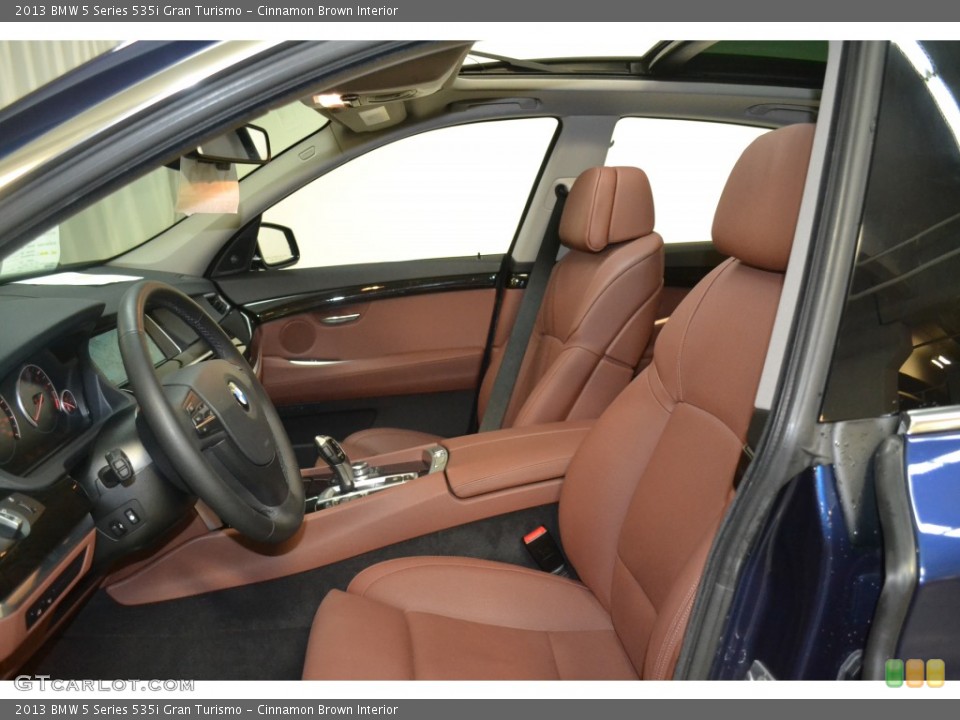 Cinnamon Brown Interior Rear Seat for the 2013 BMW 5 Series 535i Gran Turismo #107967116
