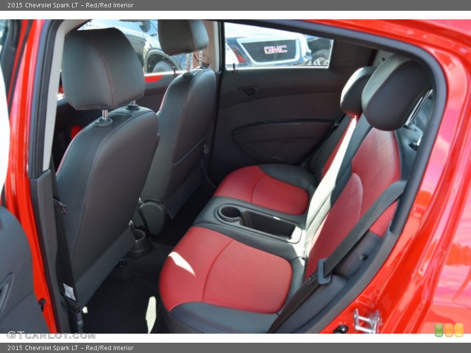 Red/Red Interior Rear Seat for the 2015 Chevrolet Spark LT #107971397