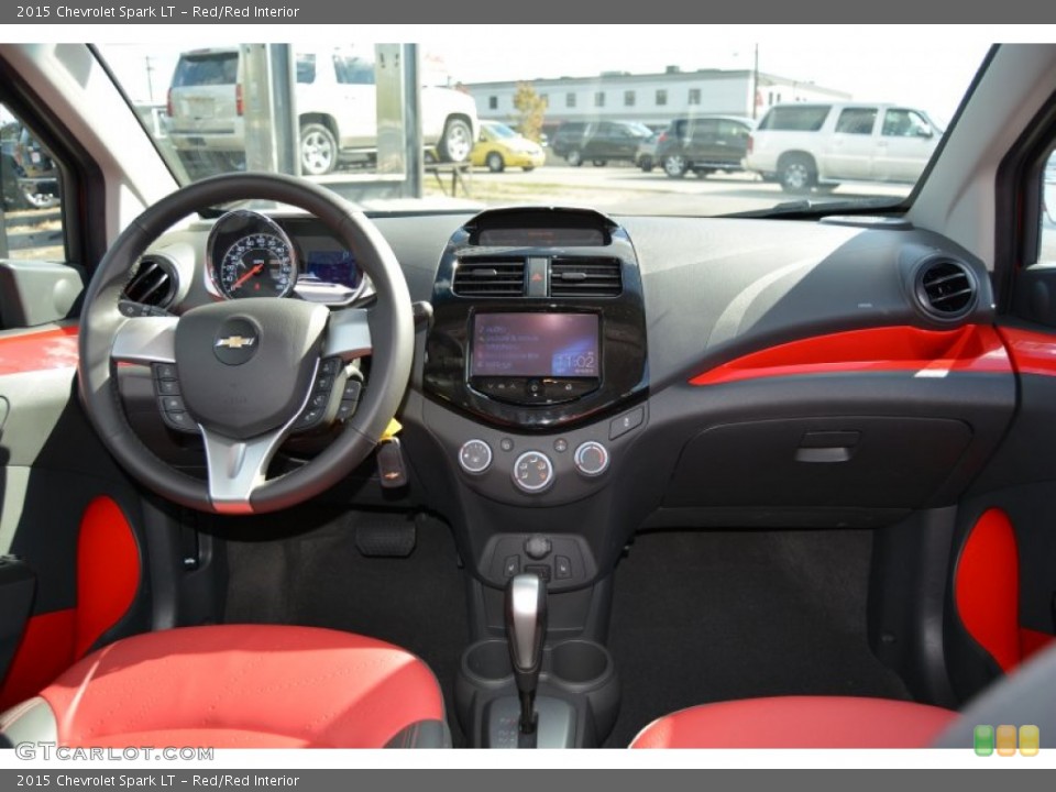 Red/Red Interior Dashboard for the 2015 Chevrolet Spark LT #107971415