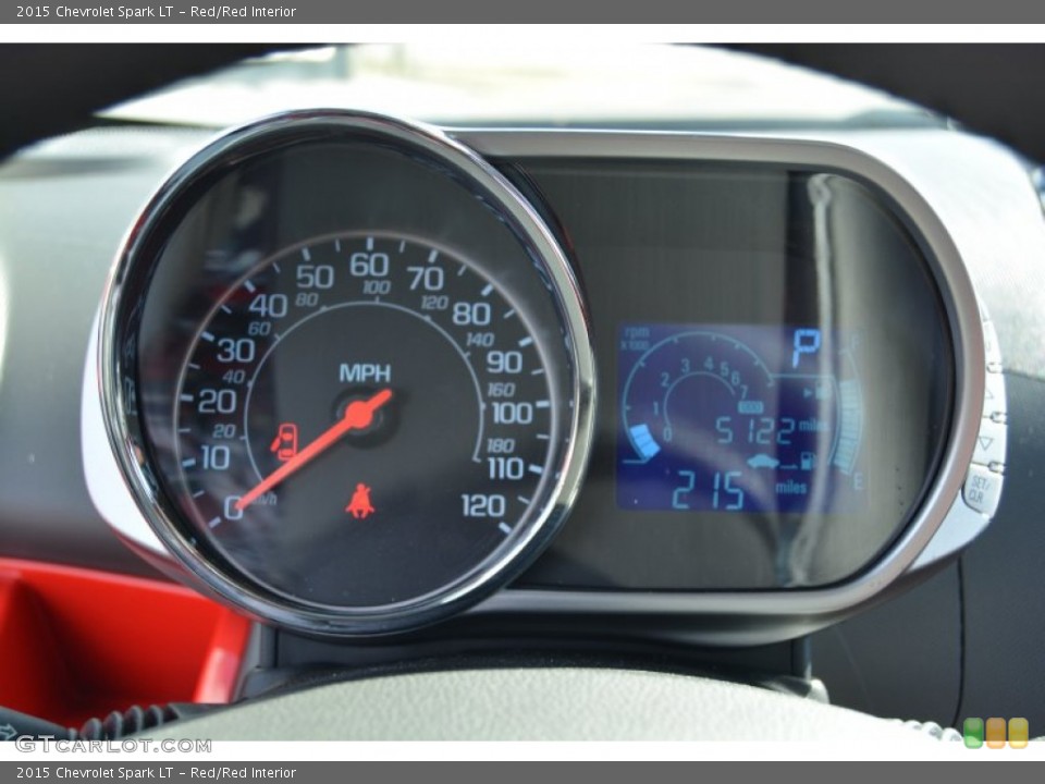 Red/Red Interior Gauges for the 2015 Chevrolet Spark LT #107971547