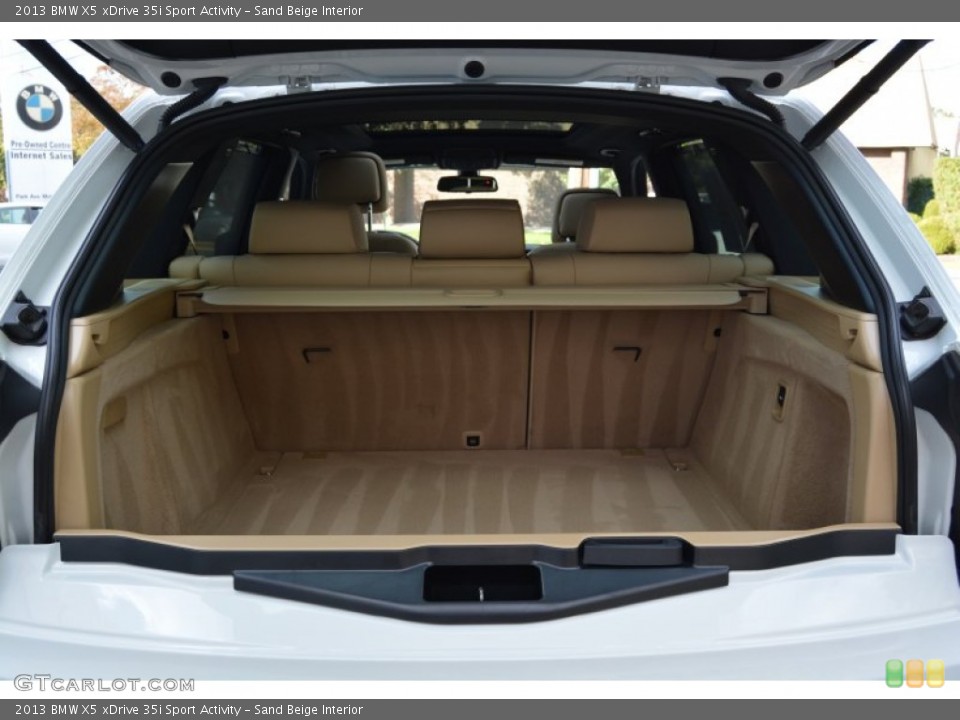 Sand Beige Interior Trunk for the 2013 BMW X5 xDrive 35i Sport Activity #107973533
