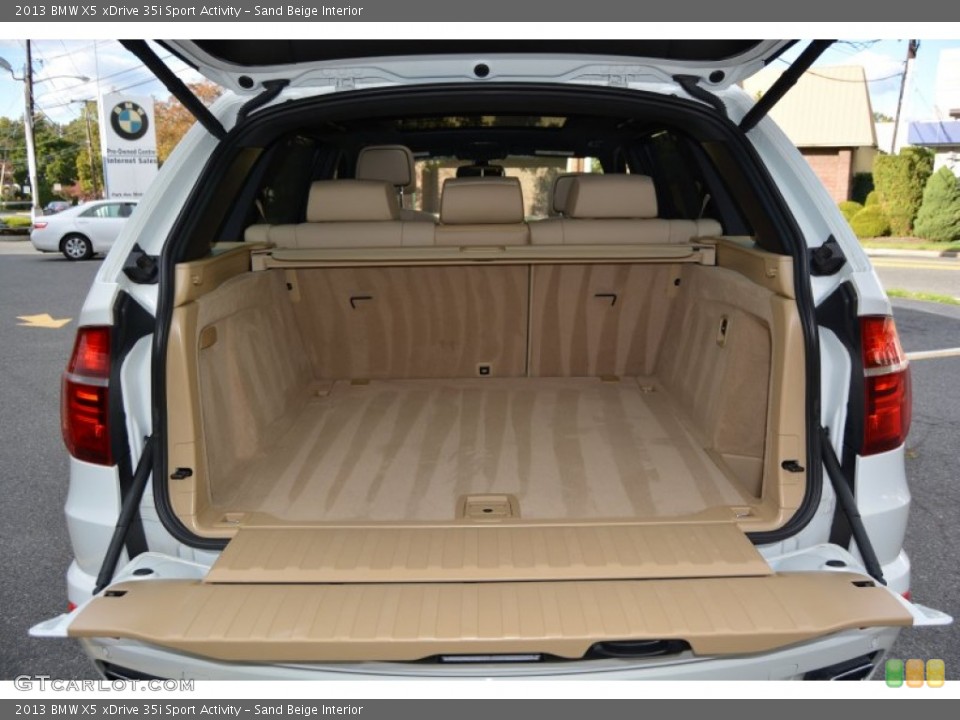 Sand Beige Interior Trunk for the 2013 BMW X5 xDrive 35i Sport Activity #107973551