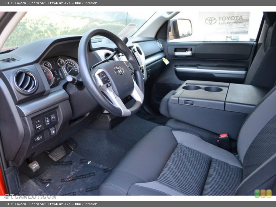 Black Interior Photo for the 2016 Toyota Tundra SR5 CrewMax 4x4 #107975735